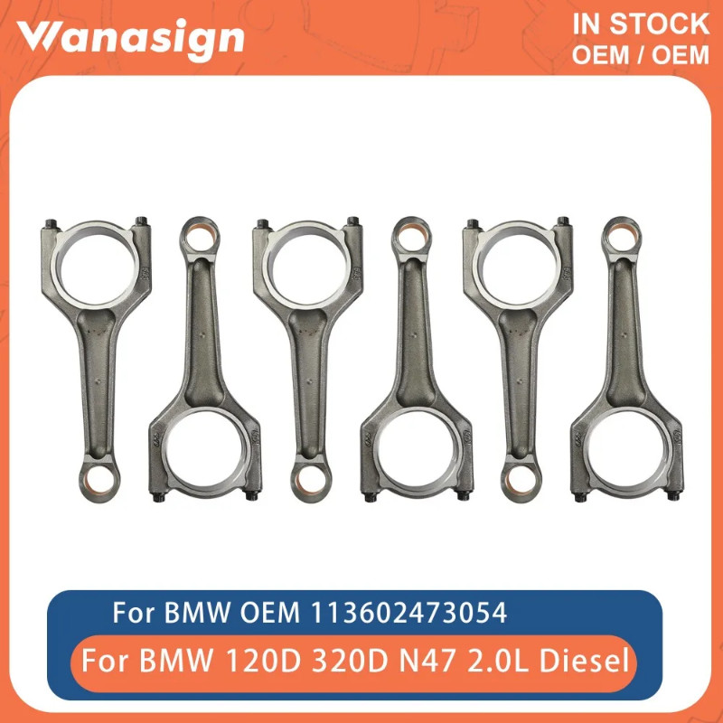 Engine Connecting Rod Fit 2.0 L For BMW X1 X3 X5 E81 E87 F20 F27 120d 123d N47 N47D20 N47D20A 2.0L