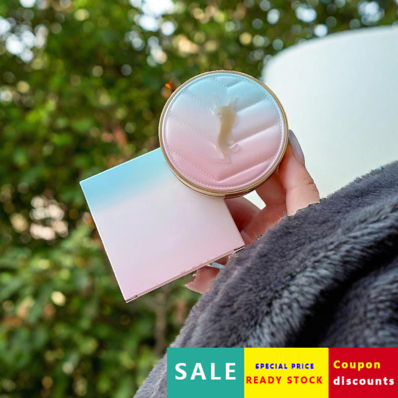 มาใหม่ล่าสุด 12G Oil Control Dry Gloss Liquid Foundation คอนซีลเลอร์ B10#B20#持妆贴合马卡龙渐变气垫 E39