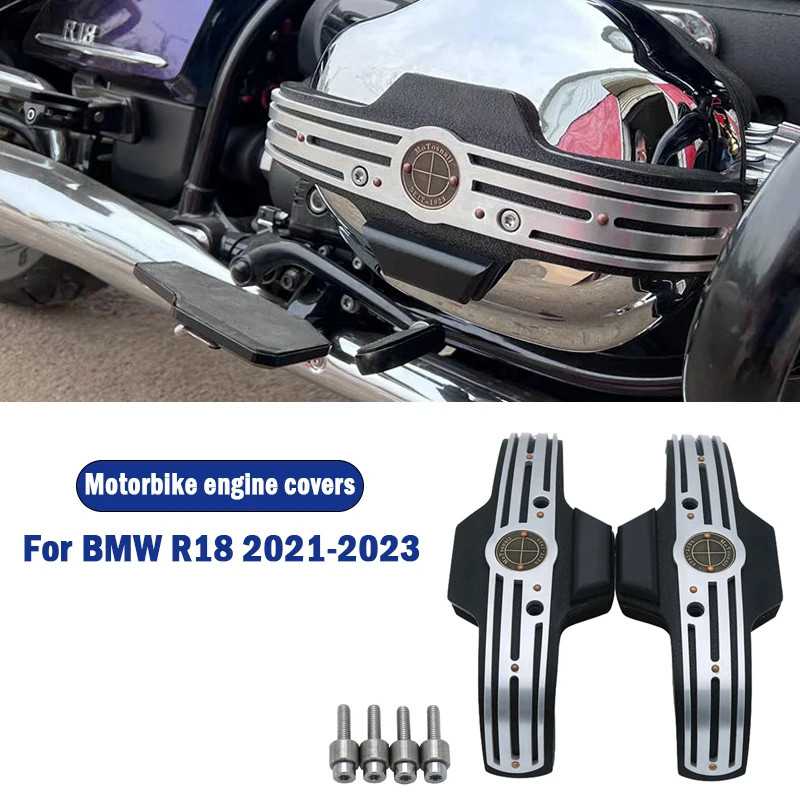 Motorcycle For BMW R18 Cylinder Cover Guards Contrast Cut FOR BMW R18 Series Engine Protection 2021