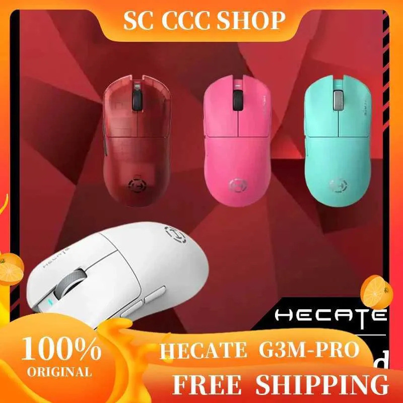EDIFIER HECATE G3M PRO UPGRADED เมาส์สําหรับเล่นเกม Tri-โหมดไร้สาย Paw3395 น้ําหนักเบาตามหลักสรีรศาส