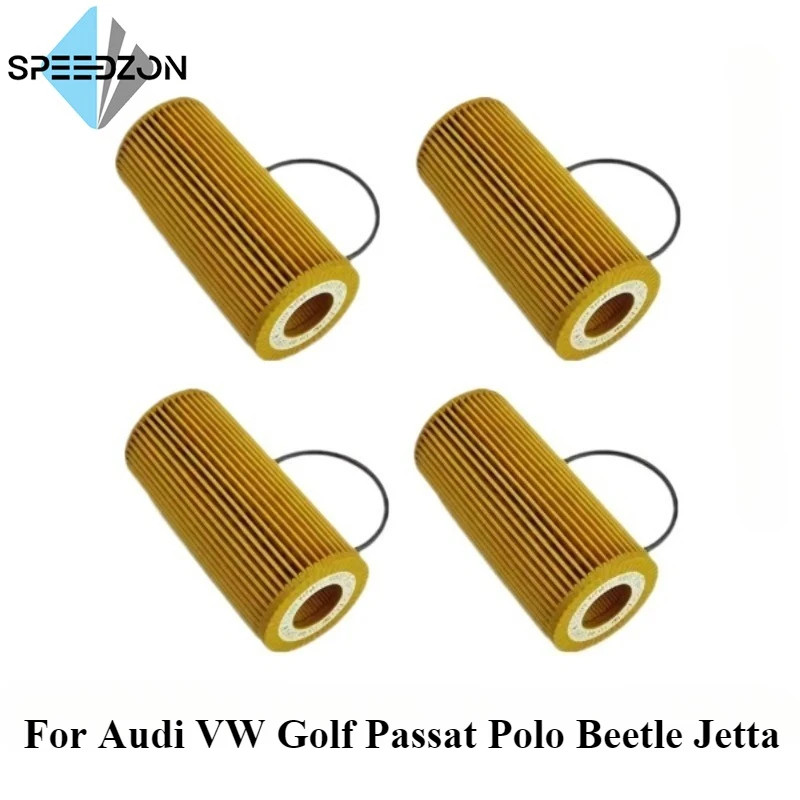 2Pcs /4Pcs OEM 06L115466 06L115562 Engine Oil Filter For Audi A3 A4 A5 A7 A8 Q5 VW Golf Passat Polo