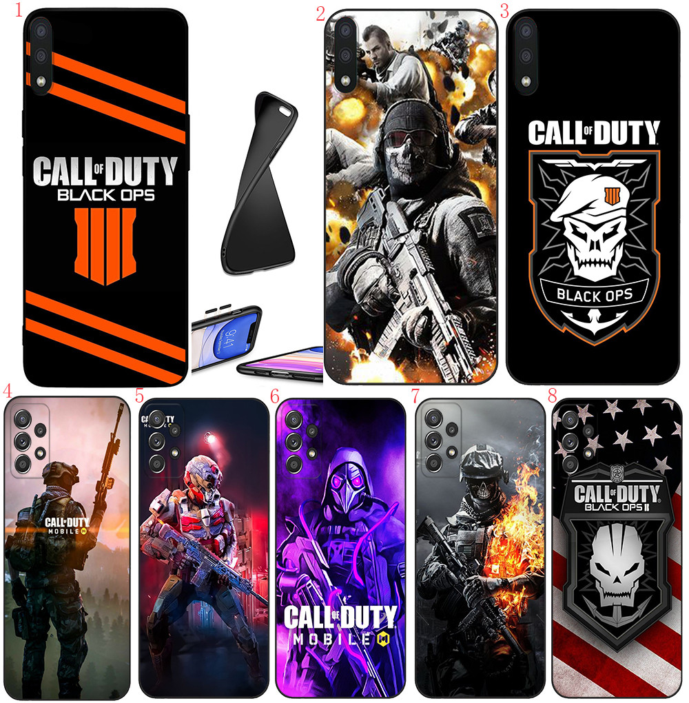 Xiao Mi Poco C75 C65 C55 C51 C50 C40 F5 Pro M4 Pro M5 B9 Call of Duty ใหม่เคสโทรศัพท์สีดํานุ่ม