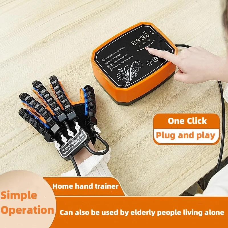 Hand Finger Rehabilitation Exerciser Robot Gloves Training Massage Gloves Stroke Hemiplegia Hand Fu