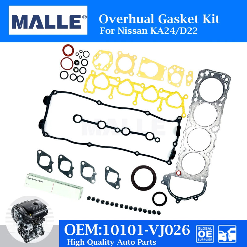 KA24DE Engine Overhaul Gasket Kit For Nissan 240 SX Altima Palatin Frontier KA24 D22 Auto Car Acces