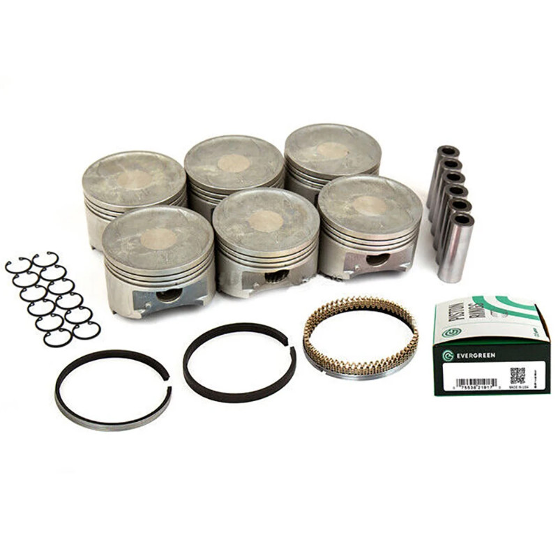 6PCS Engine Pistons For  2001-2002 Mitsubishi Montero 3.5L SOHC 6G74 MD308276 Car Engine Replacemen