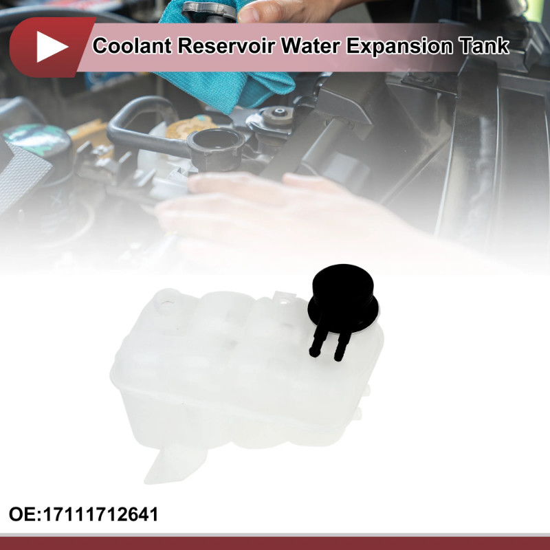 UXCELL Engine Coolant Reservoir Water Expansion Tank for BMW 325 325i 325ix 1988-1993 E30 Coolant B
