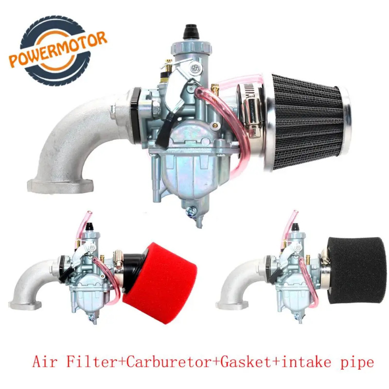 PZ26 26mm 125cc Dirt bike Pit Bike VM22 Carburetor 38mm Air filter 56-2 intake manifold for Mikuni