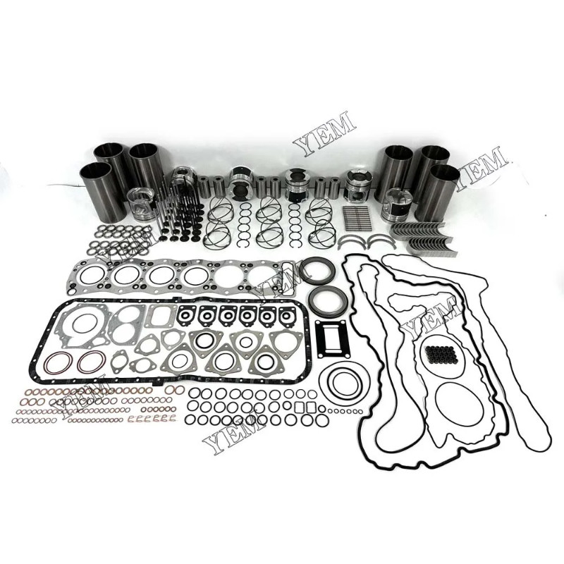 Practical 6UZ1 Rebuild Kit Cylinder Liner Full Gasket Kit Engine Bearing With Valve Kit For Isuzu e