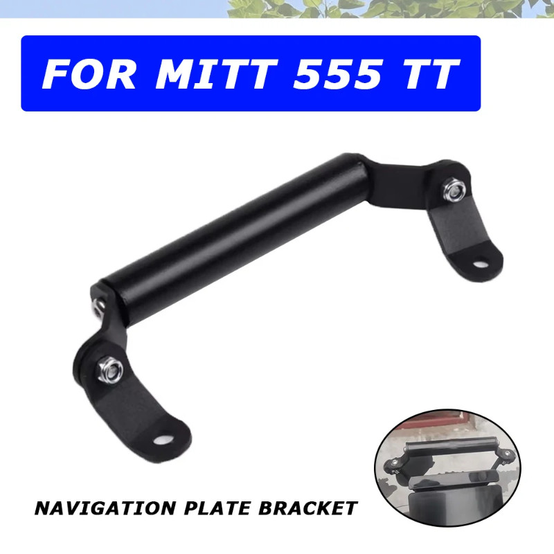 Motorcycle Accessories Windshield Stand Mobile Phone GPS Navigation Plate Bracket For Mitt 555 TT 5