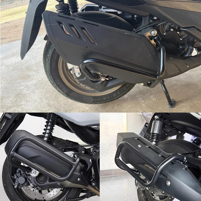 For ZONTES 350D 350E 350M 150D 150M 368E 368K Motorcycle Crash Bar Exhaust Guard Muffler Bumper Mod