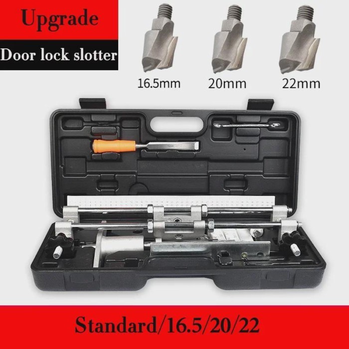 Solid Wood Door Lock Slotting Machine Hole Opener Set Carpentry Digging Installation Tools Unlock S