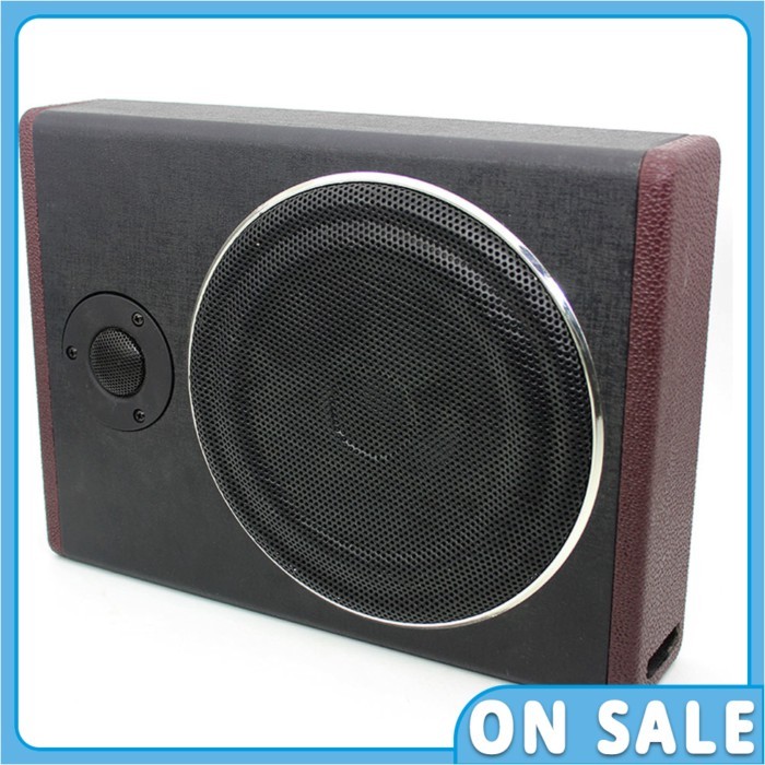 8/10 Inch Ultra Thin Car Subwoofer Active Under Seat Car Active Subwoofer Bass 12V 600W With High P