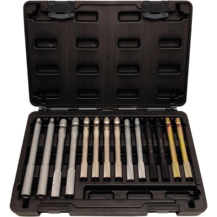 14Pcs Wheel Stud Alignment Pin Set Wheel Hanger Rim Stud Bolt Nut for for Vehicles Hub Fixing Posit