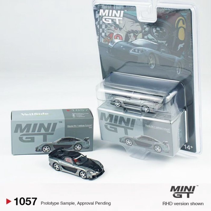 MINIGT 1: 64 Mazda Mazda RX-7 VeilSide จําลองรถรุ่น#1057