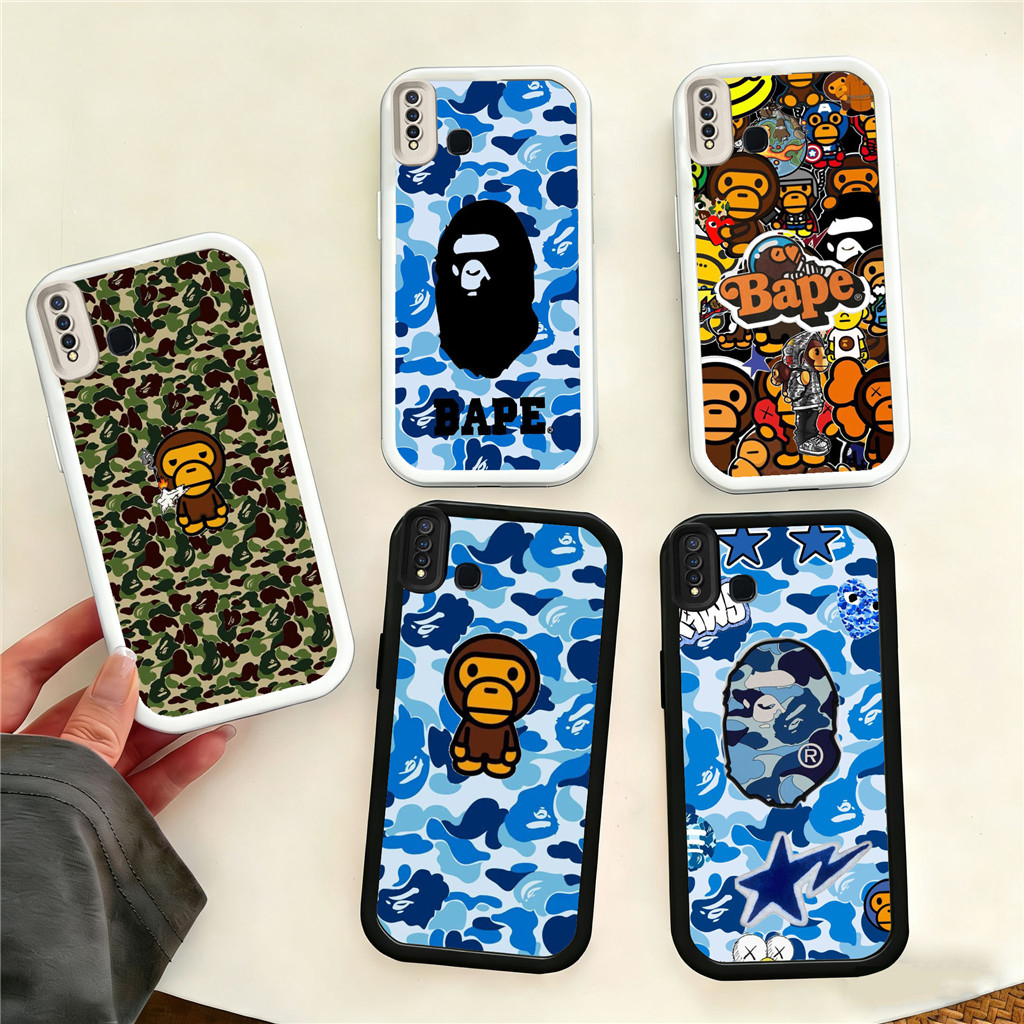 VK4 bape เคสสําหรับซิลิโคนอ่อนนุ่มกรณี VIVO Y93 Y91 Y75 Y66 Y95 Y53s Y91C Y81 Y56 Y81s 5G วัสดุ TPU
