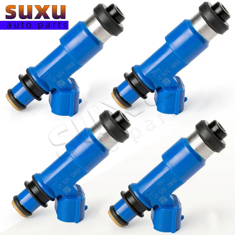 4 PCS Fuel Injector Nozzle 565CC For Subaru Impreza Forester Legacy WRX STI EJ20 EJ25 EJ255 EJ257 O