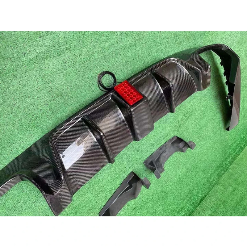 For Mercedes Benz CLS Class C257 CLS53 CLS63 Carbon Fiber Back lip Car Rear Bumper Diffuser Splitte