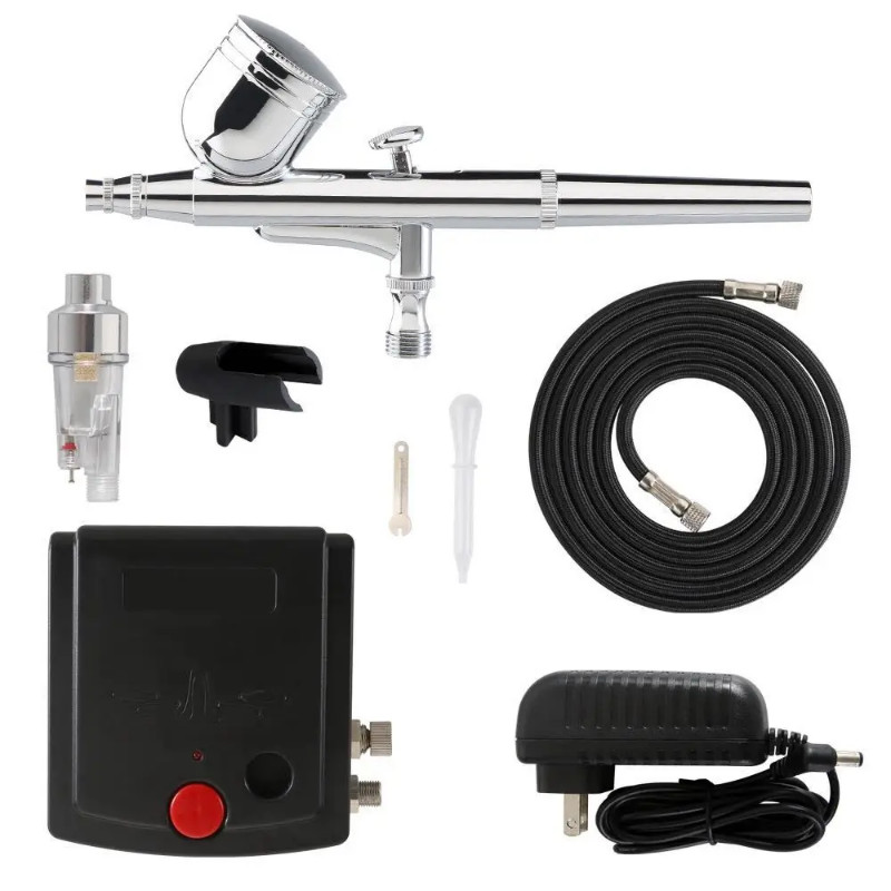 Mini Air Pump Spray Pen set Self-stopping model color spray paint nail spray pen