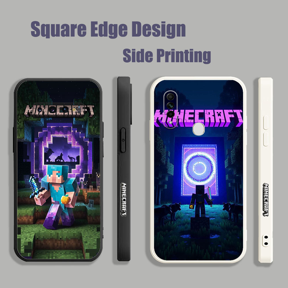 ปลอกสําหรับ Huawei Y6p Y7 2019 Y7A Y6 Pro 3i 7i 8i 50 Lite Nova 5T Y9s Minecraft เกม JSE14 เคสโทรศัพ