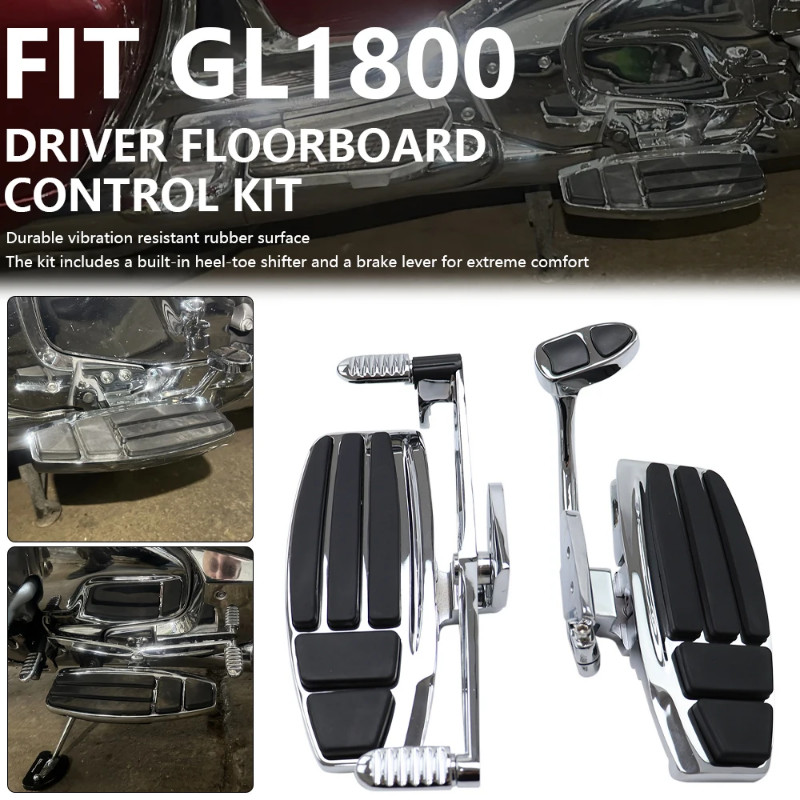 Driver Floorboard Forward Control Kit Fit For Honda GoldWing GL1800 ABS GL1800A Valkyrie GL1800C F6