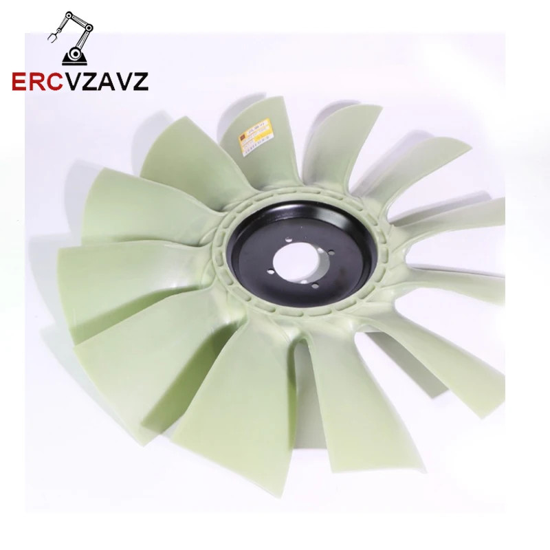 Engine Cooling Plastic Fan Blade 12 Blades VOE 680-82-97 6808297 for Volvo EC210B D6E Engine