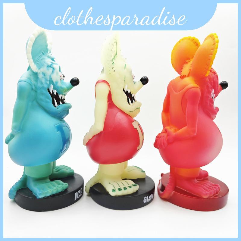 Fink Rat Funko Pvc Model Glowing Night Gradient Red Dashboard Sculpture Car