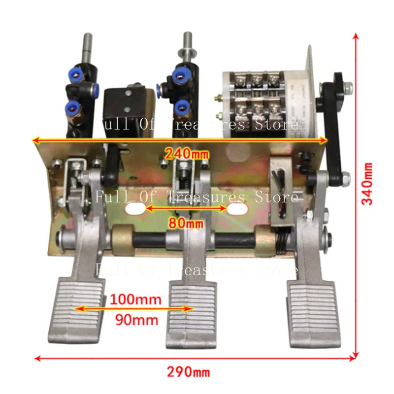Foot Pedal Assembly Tire Removal Machine Chassis Accessories Aluminum/Steel Frame 3-legged/4-pedal