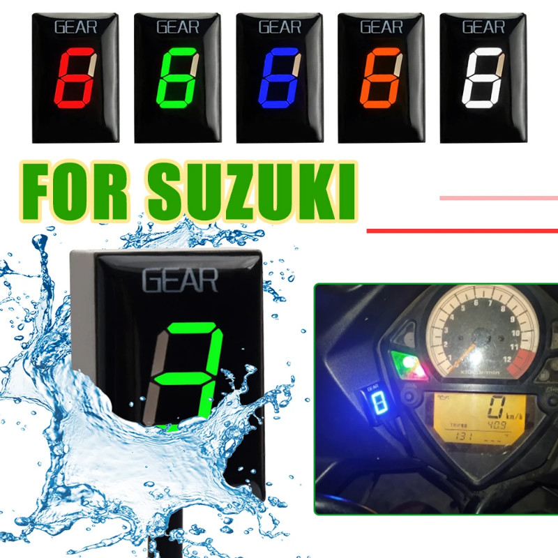Gear Indicator For Suzuki SV650 SV1000 SV 650 650S SV 1000 RMX-450Z RM-Z250 Z450 VL800 Intruder VL1