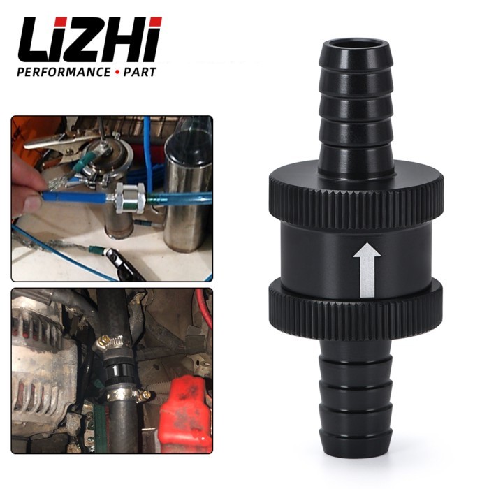 WLR - 3/8" 10mm Non Return One Way Fuel Check Valve Aluminum Alloy Petrol Diesel WLR-FCV10
