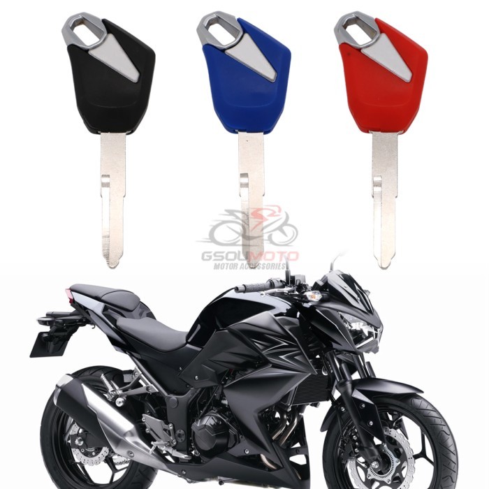Motorcycle Blank Keys Uncut For KAWASAKI ZX6R ZX-7R ZX9R ZX10R ZX12R ZX14R ZZR1400 ZRX1200 ZR1200 Z