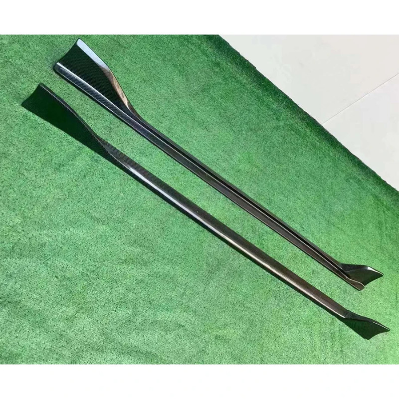 For Toyota Supra GR A90 A91 MK5 2019+ Carbon Fiber Side Skirt Splitters Cupwings Winglets Canards A