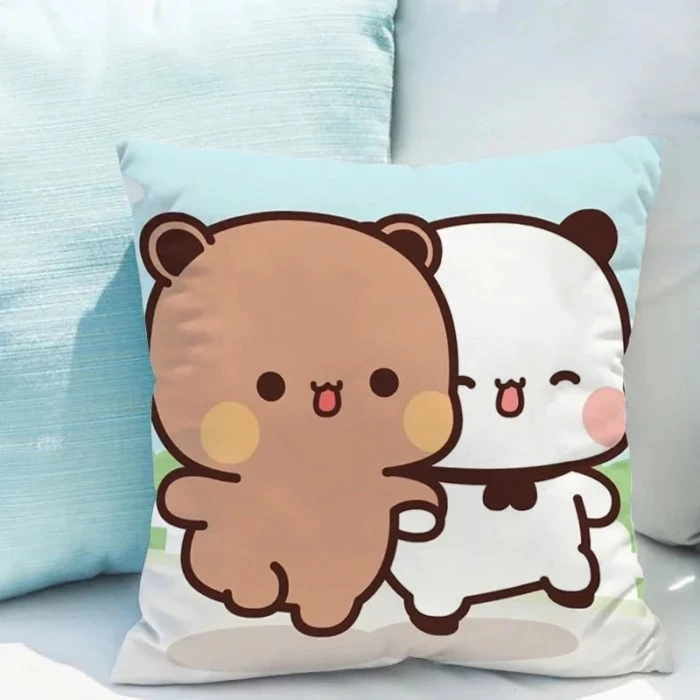 ปลอกหมอน Bubu Dudu 45x45 ซม. ลายการ์ตูนหมี thumbnail 3