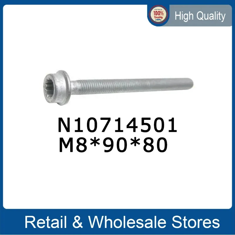 Compressor Screws N10714501 for VW Lavida Bora Audi Q5 Q7 Skoda SEAT N 107 145 01 M8x90x80mm