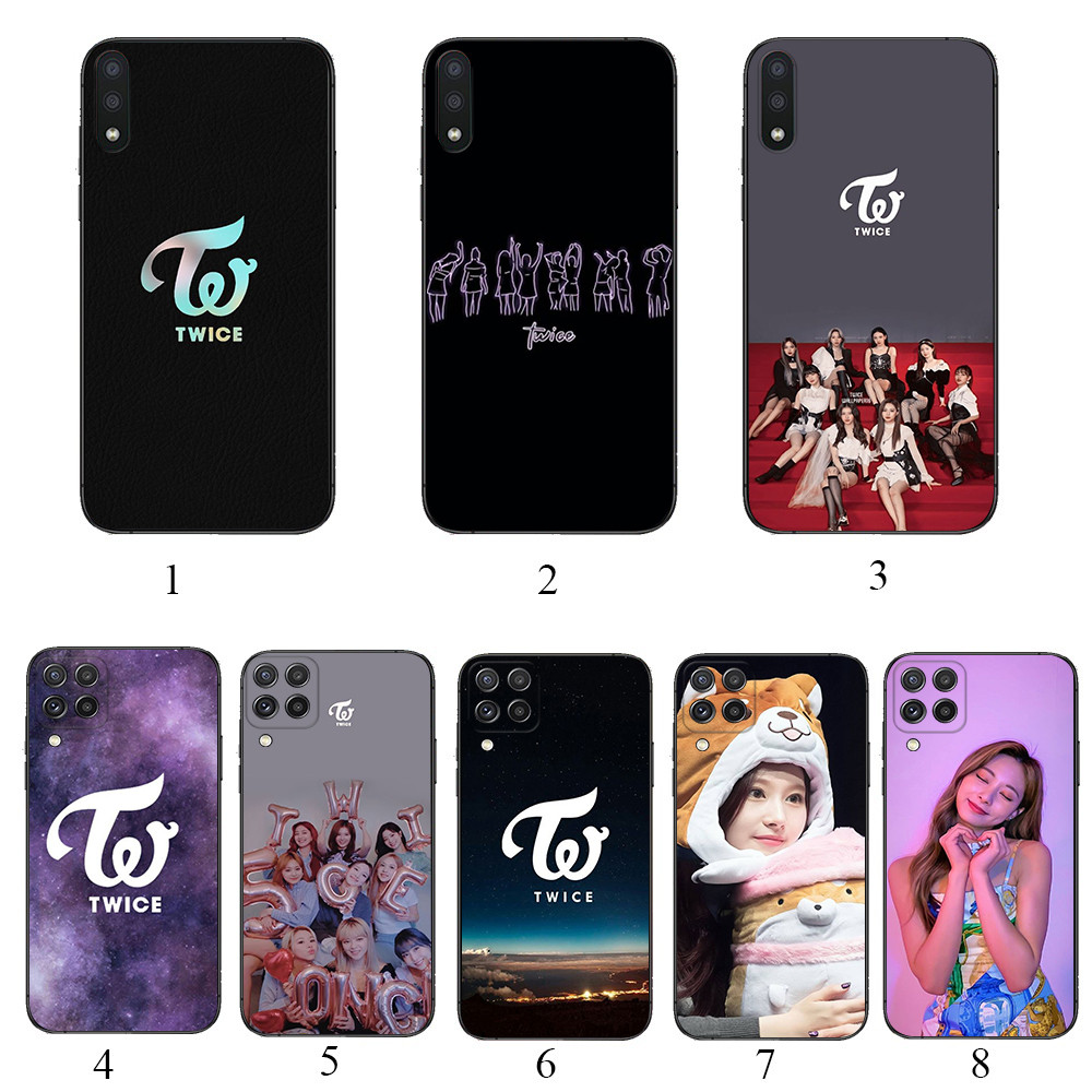 Huawei Y5P Y6P Y8P Y7A Y9A Y8S Y9S Y6 Y7 Y9 Prime 2019 F3 อะนิเมะ TWICE เคสโทรศัพท์สีดํานุ่ม