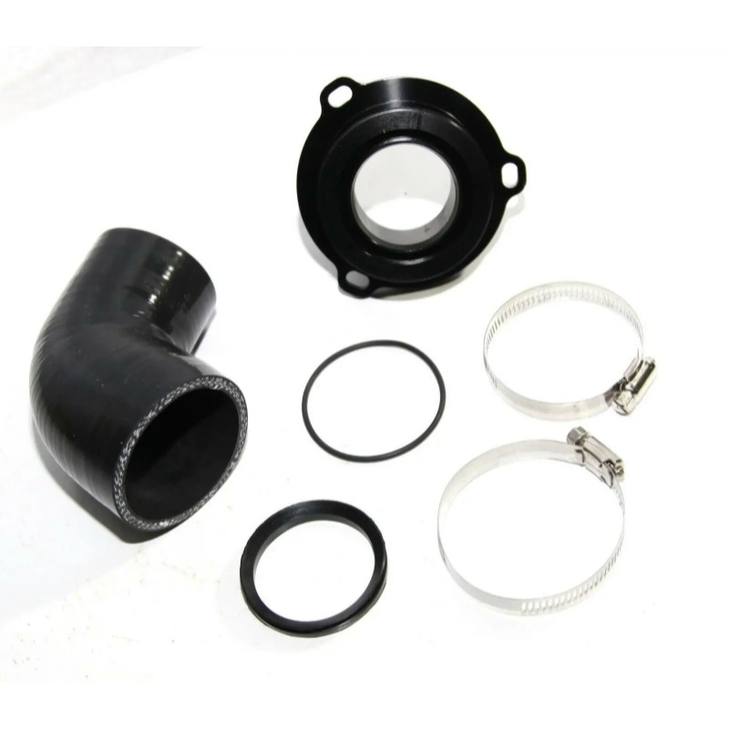 Turbo Black Muffler Delete Pipe Kit Fit for 06-13 Audi S3 2.0 TFSI 8P EA113 w/K04