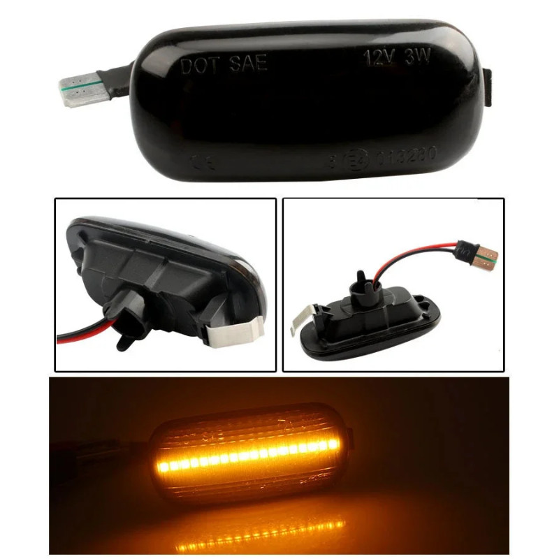 IN STOCK 2x For Audi A3 S3 8P A4 S4 RS4 B6 B6 B8 A6 S6 C5 C7 Led Dynamic Side Marker Turn Signal Li