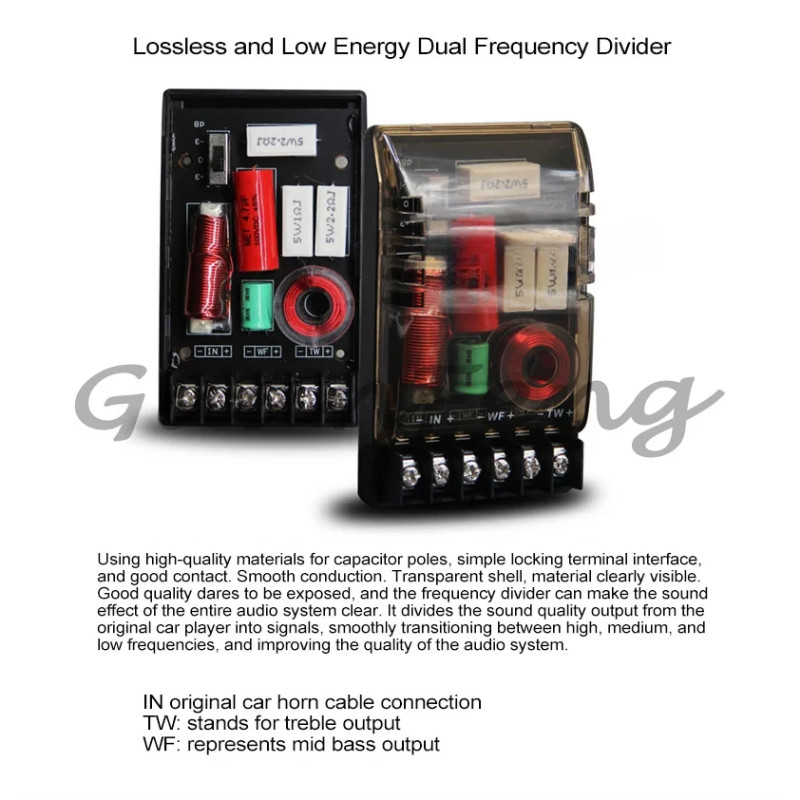 PZ-6503S 6.5 Inch 180W Full Range Combination Coaxial Speaker With Tweeter Treble Speaker Two Way C