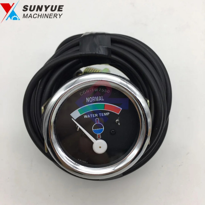 1W7550 1W-7550 CAT Water Temperature Gauge Indicator for Excavator Wheel Loader Tractor Bulldozer