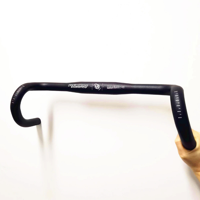FOURIERS aluminum alloy 6061-T6 Handlebar ,Road  Bicycle Handlebar  31.8mm 360/380/400mm 10 degrees