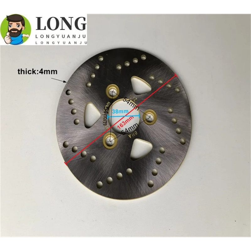 High quality Motorcycle brake disc For Haojue Suzuki UZ125 UZ 125 UM125 UZ100 HJ125T-18 Lindy125R 1