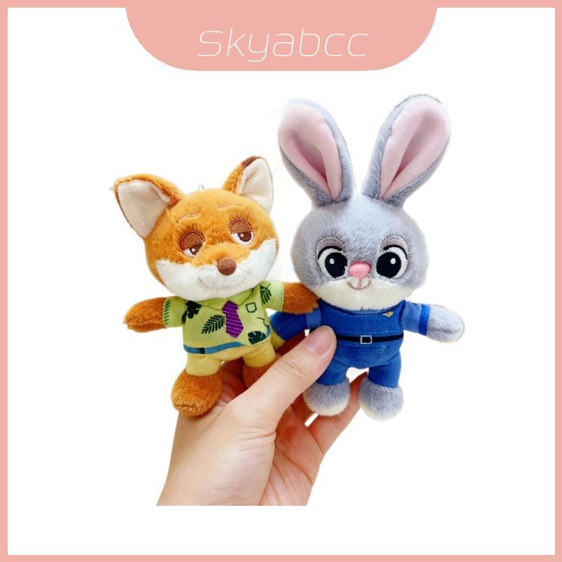 น่ารัก Judy Nick Sloth Sloth และ Benjamin พวงกุญแจตุ๊กตาสําหรับตกแต่งกระเป๋าเป้สะพายหลัง