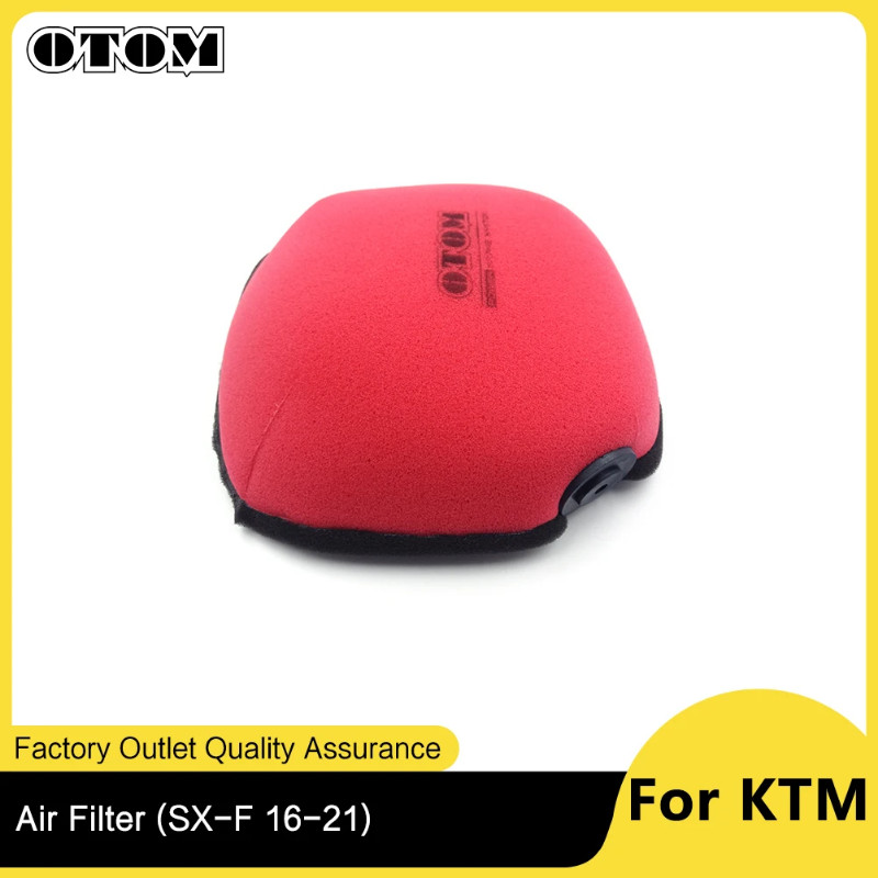 OTOM For KTM Motorcycle Air Filter Intake Cleaner Dual Foam Layer Sponge Fit Husqvarna TC125 TC250