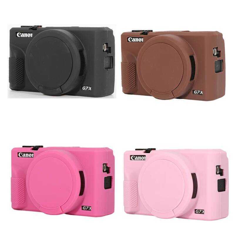 C Soft Silicone Rubber Camera Case For Canon G7x Mark II III G7xii G7x2 G7xiii G7x3 Shockproof Cove