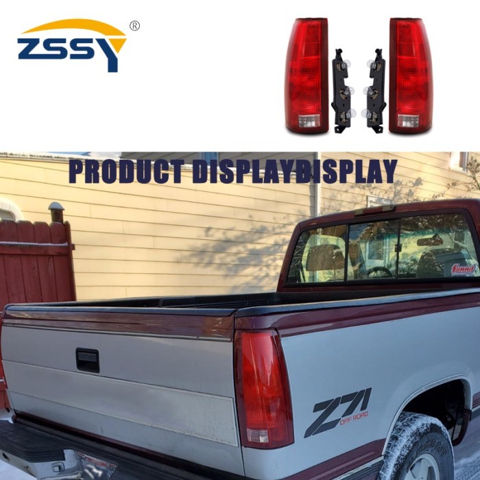 Tail Lights with Bulb For CHEVROLET GMC 88-00 C/K TRUCK 92-99 SUBURBAN 95-00 TAHOE 92-00 YUKON 92-9