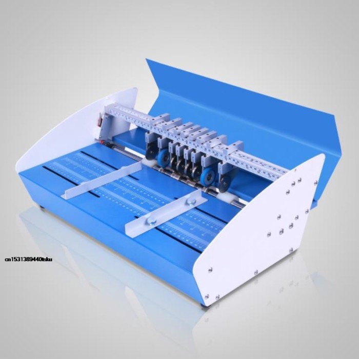 DiscountElectric paper creasing machine Electric folding machine paper creaser Scorer paper Cutter