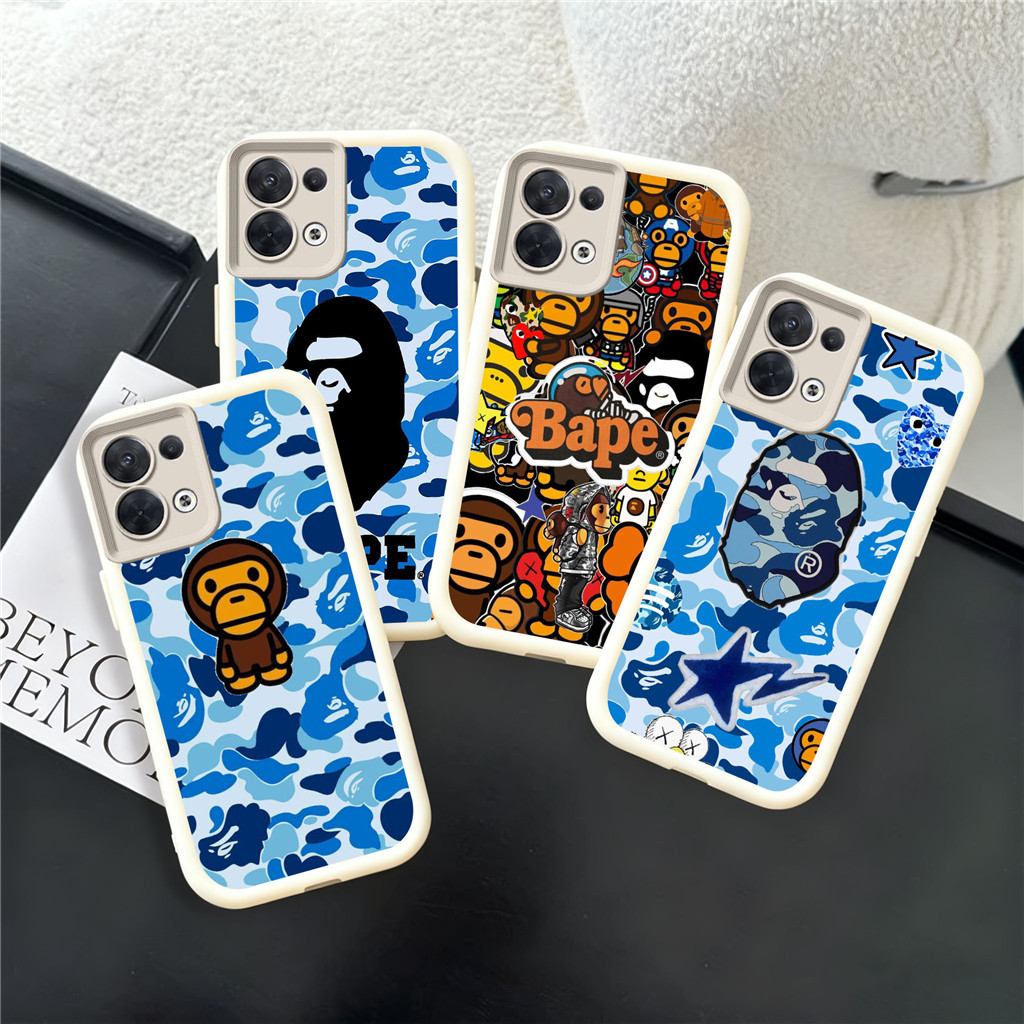 VK4 bapeปลอกสําหรับเคสซิลิโคนอ่อนนุ่มRealme Narzo Note N63 30 SE N61 50 8S C61 N53 Q3 V13 GT NEO6 5G
