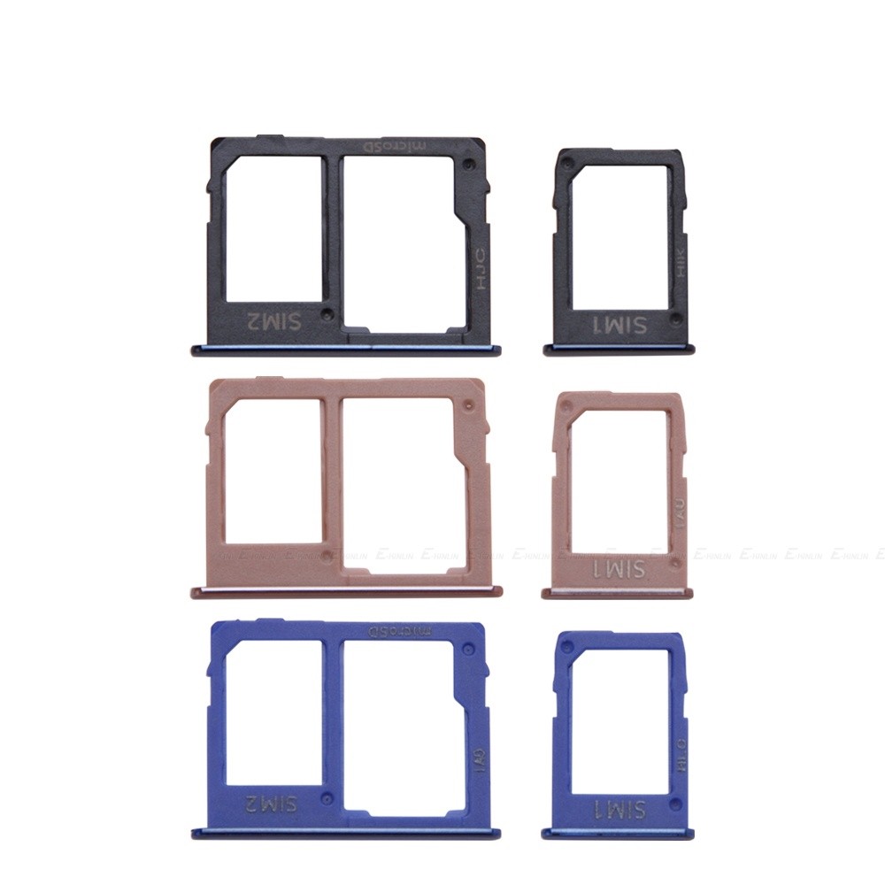 Micro SD / ซิมการ์ดถาดซ็อกเก็ตอะแดปเตอร์สําหรับ Samsung Galaxy J8 J6 J7 J5 2018 2017 ผู้ถือขั้วต่อ S