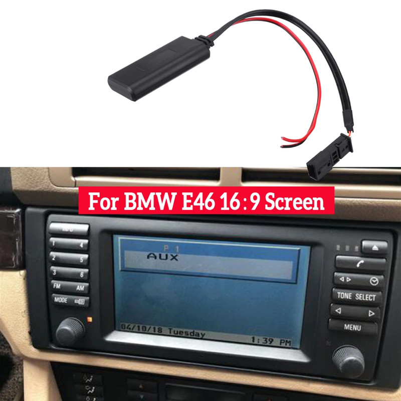 Car Bluetooth Module AUX IN Audio Radio Adapter 3-pin For BMW BM54 E39 E46 E38 E53 X5 AUTO Electron