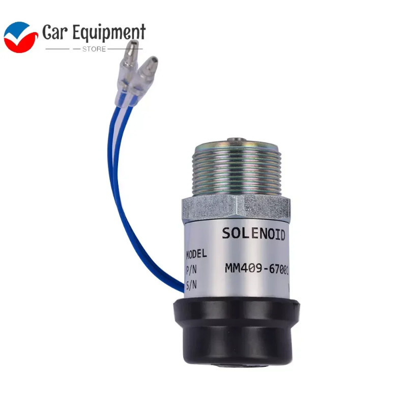 12V Stop Solenoid MM409-67001 MM432-30501 for Mitsubishi S3L2-E2 S4L S4L2 L2E