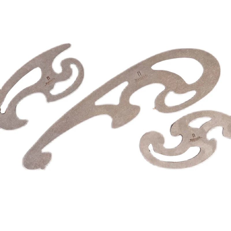 Nattools cloud type plate stainless steel cloud ruler curve plate metal cloud type ruler comic rule